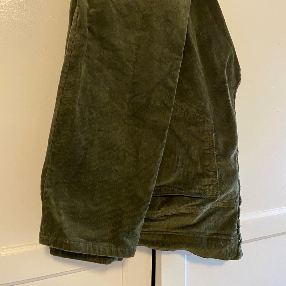 Forest green corduroy pants